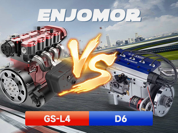 What's the difference from ENJOMOR GS-L4 and D6? | Stirlingkit