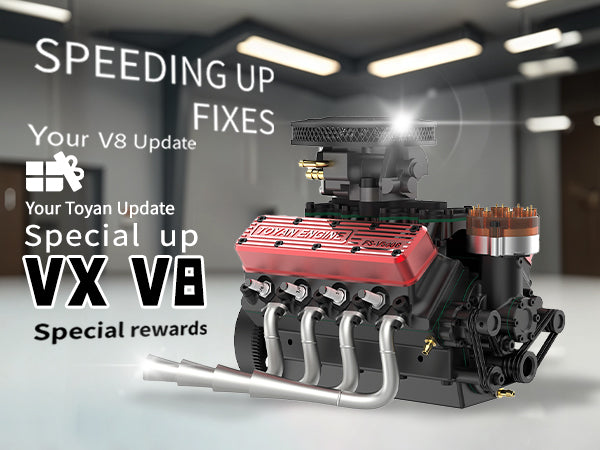 Stirlingkit Speeds Up Toyan V8 Fixes and Special Rewards | Stirlingkit