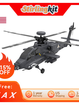 YU XIANG F11-S AH64 Apache RC Helicopter 1/32 2.4G 6CH RTF GPS Smart Version