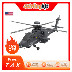 YU XIANG F11-S AH64 Apache RC Helicopter 1/32 2.4G 6CH RTF GPS Smart Version