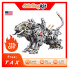 700PCS+ Bengal Tiger 3D Assembly Metal Model Kits