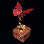 DreamDancer Steampunk Butterfly Wooden Model Kits Showpiece - Gift for Musician - stirlingkit