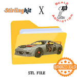 8th Scale Supra RC Sports Car for Semto 2 Cylinder Engine Model Project Officially Authorized by Scale Addiction