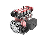 Enjomor 36cc I4 DOHC 4-cylinder Inline Four-stroke Water-cooled Gasoline Engine with Twin Overhead Camshafts for RC Car Boat