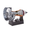 Jet Aircraft Turbofan Engine Kits STEM Plastic Hobby 1/20 Scale Model