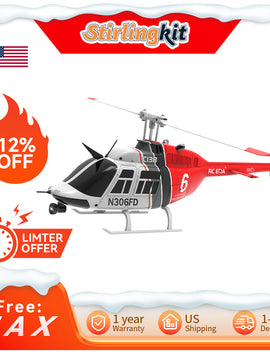 RC ERA C138 206 RCHelicopter 2.4G 6CH 1/33 Scale No Aileron Helicopter with Altitude Hold