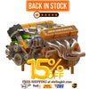 CISON Gasoline OHV V8 Small-block Engine Model Kits 4-Stroke 44cc Water-Cooled 1/6