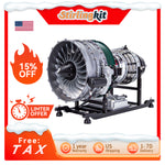 TECHING DIY Twin-spool Turbofan Engine Kits Assembly 1/10 Electric Aircraft Engine DM119