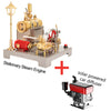 RETROL DIY Steam Beam Engine Model with Boiler & Centrifugal Flyball Governor Model Assembly Kit