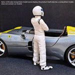 1/24 Scale Male Racecar Driver Action Figure