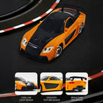 1/43 Scale Mini RC Car 2.4G Full-Proportional LED Remote Control 4WD Drift Racing Car