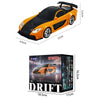1/43 Scale Mini RC Car 2.4G Full-Proportional LED Remote Control 4WD Drift Racing Car