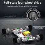 1/43 Scale 2.4G RC Drift Car 4WD 15km/h Mini Racing Car Model with Lights Kit