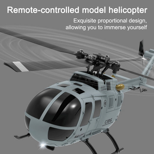 2.4G 4CH BO105 Armed RC Helicopter Military Aircraft Model - RTF Version - stirlingkit