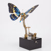 3D Steampunk Kinetic Butterfly Metal Art Sculpture Kits Automata Music Box