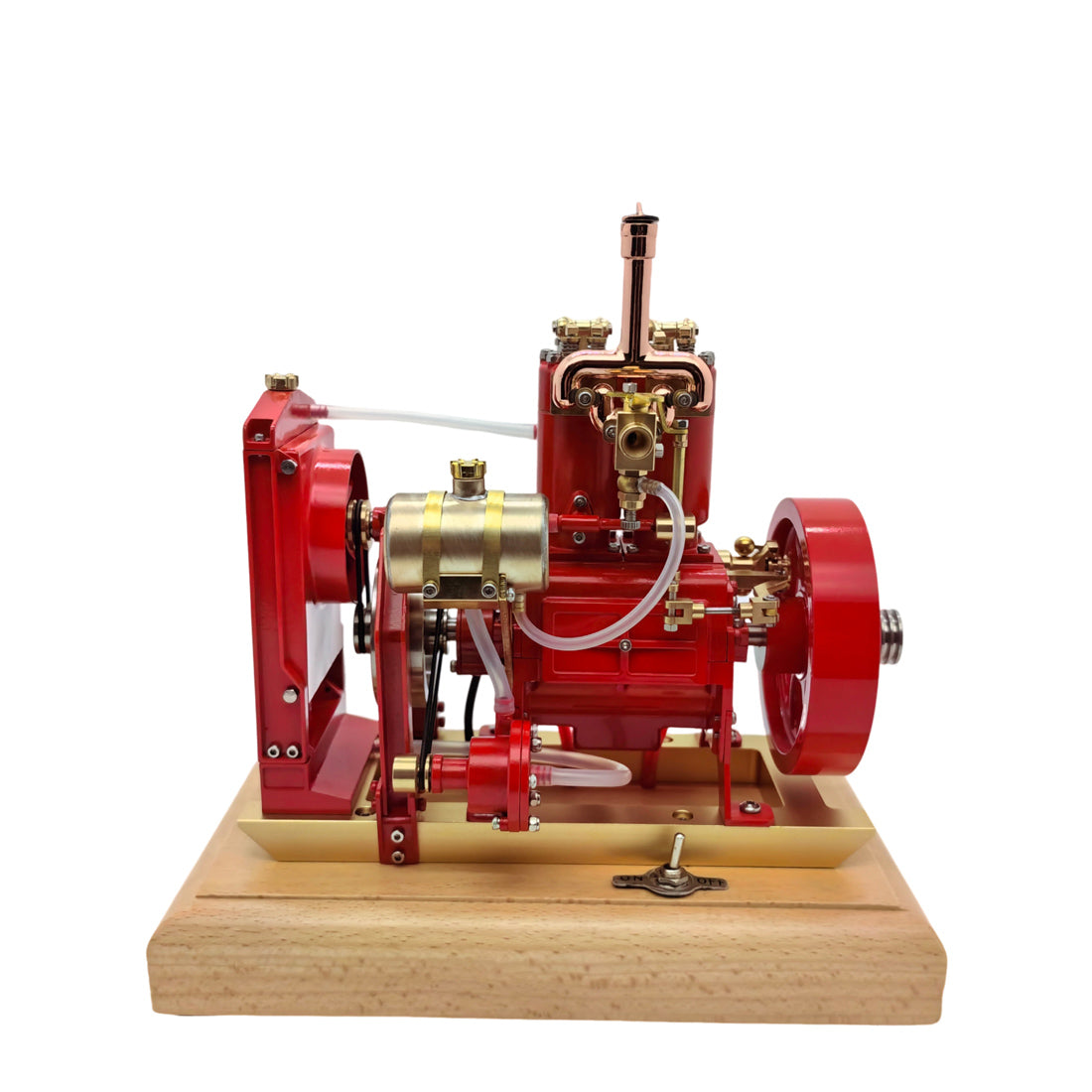 H74 5cc 4-Stroke 2-Cylinder Water Cooled Gasoline Internal Combustion Engine Model - stirlingkit