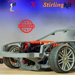 8th Scale Supra RC Sports Car for Semto 2 Cylinder Engine Model Project Officially Authorized by Scale Addiction