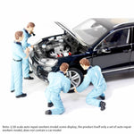 Auto Repair Worker Automobile Mechanic Action Figure Complete Set 1/18 Scale