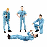 Auto Repair Worker Automobile Mechanic Action Figure Complete Set 1/18 Scale