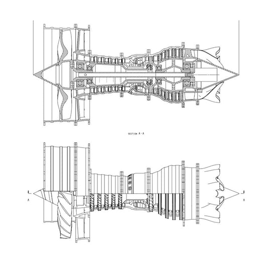 Building a 1/20 Working Jet Turbofan Engine Model Kit Silver - stirlingkit