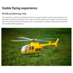 FLYWING BO105 470 Size Scale GPS Heli Drone 2.4G 6CH Big Military RC Helicopter With H1 Flight Controller