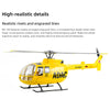 FLYWING BO105 470 Size Scale GPS Heli Drone 2.4G 6CH Big Military RC Helicopter With H1 Flight Controller