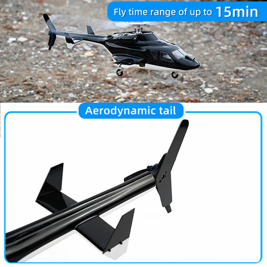 FLYWING FW450L Big Airwolf GPSRC Helicopter 2.4G RC 6CH  450-Class Electric Airplane Model