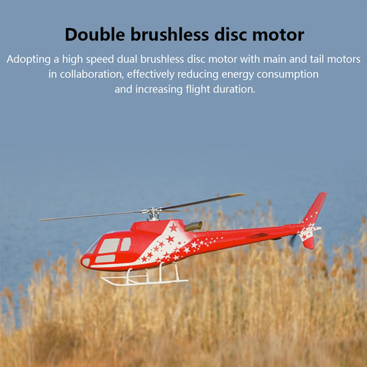 FLYWING Squirrel-AS350 470-Class RC Helicopter Model 2.4G RC 6CH Electric Airplane Model - stirlingkit