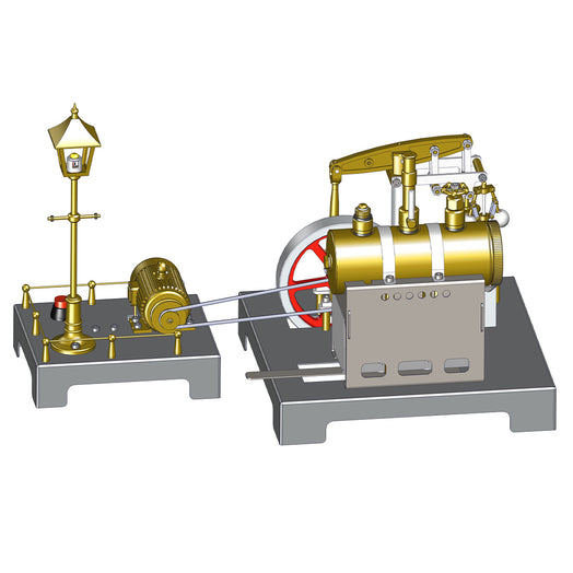 Generator & Streetlight Model Kits for RETROL Miniature Steam Engine