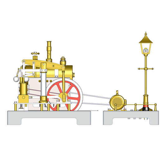 Generator & Streetlight Model Kits for RETROL Miniature Steam Engine