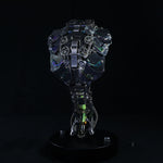 Half Cobra Snake Statue Serpent Metal Mode Kits with Lights 400+PCS for Halloween - stirlingkit