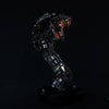 Half Cobra Snake Statue Serpent Metal Mode Kits with Lights 400+PCS for Halloween - stirlingkit