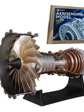 Jet Aircraft Turbofan Engine Kits STEM Plastic Hobby 1/20 Scale Model