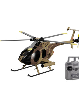 MD500 C189 Little Bird Aircraft Model 1/28 2.4G 4CH Single-Rotor RC Helicopter Model - RTF Version