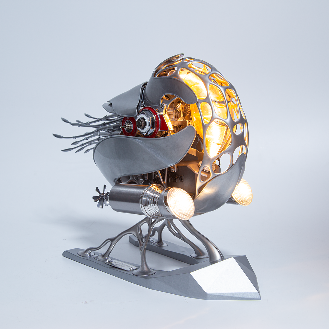 Mechanical Nautilus 3D Metal Model Building Kits with LED Light for Home Decor Pre-order