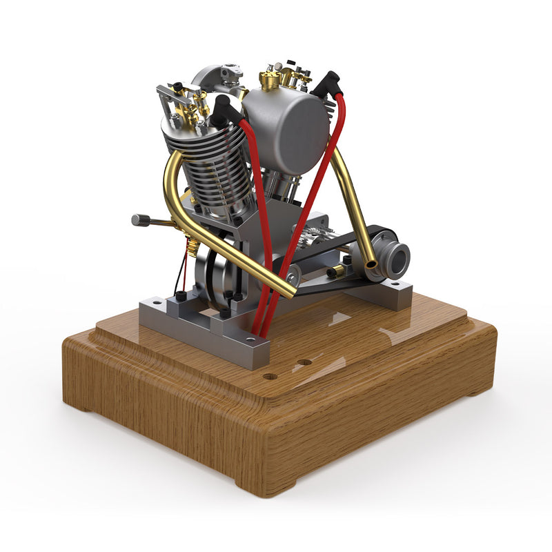 MUSA Hoglet Mini V-twin Engine  V2 Gasoline 4-Stroke Engine Motorcycle With Kickstarter