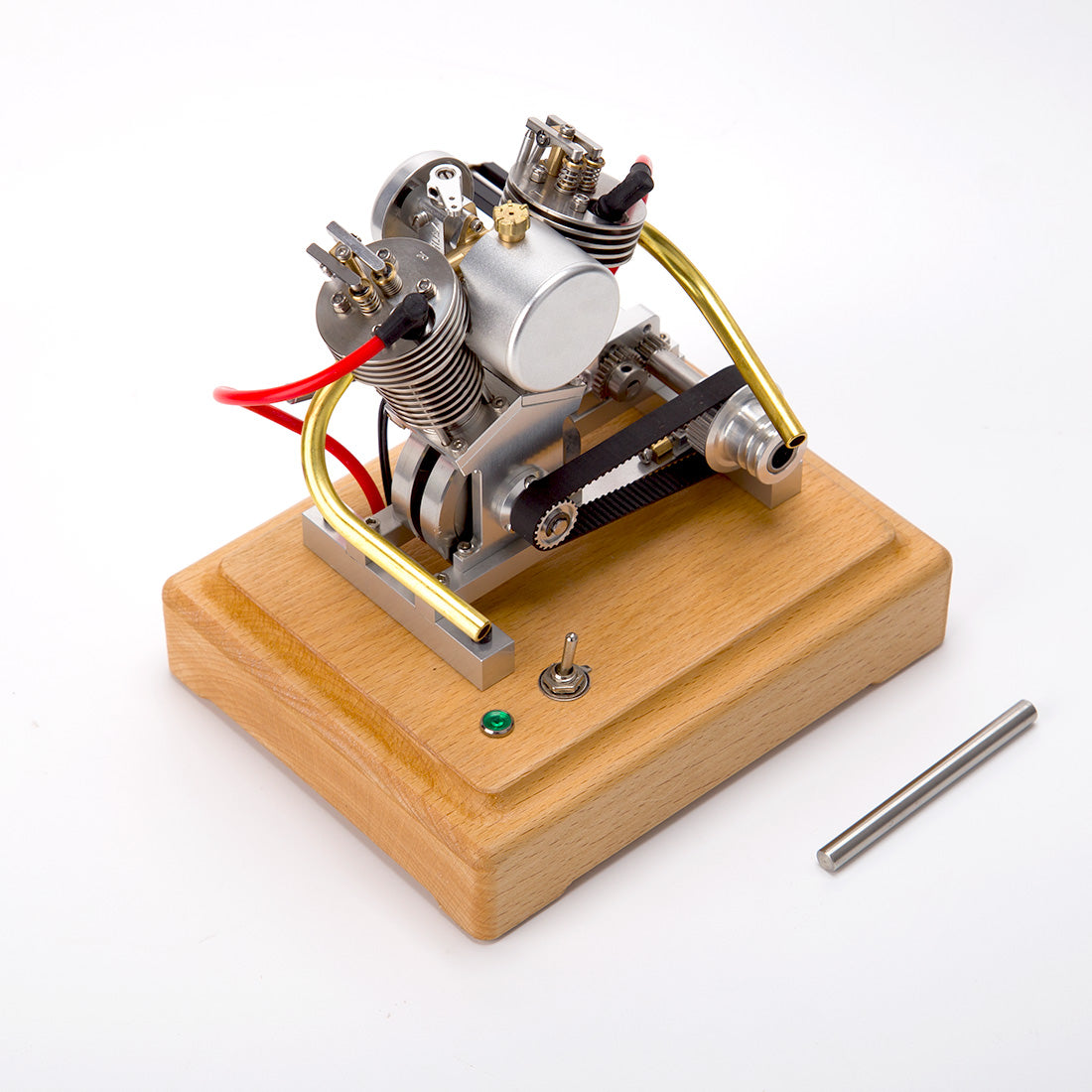 MUSA Hoglet Mini V-twin Engine  V2 Gasoline 4-Stroke Engine Motorcycle With Kickstarter