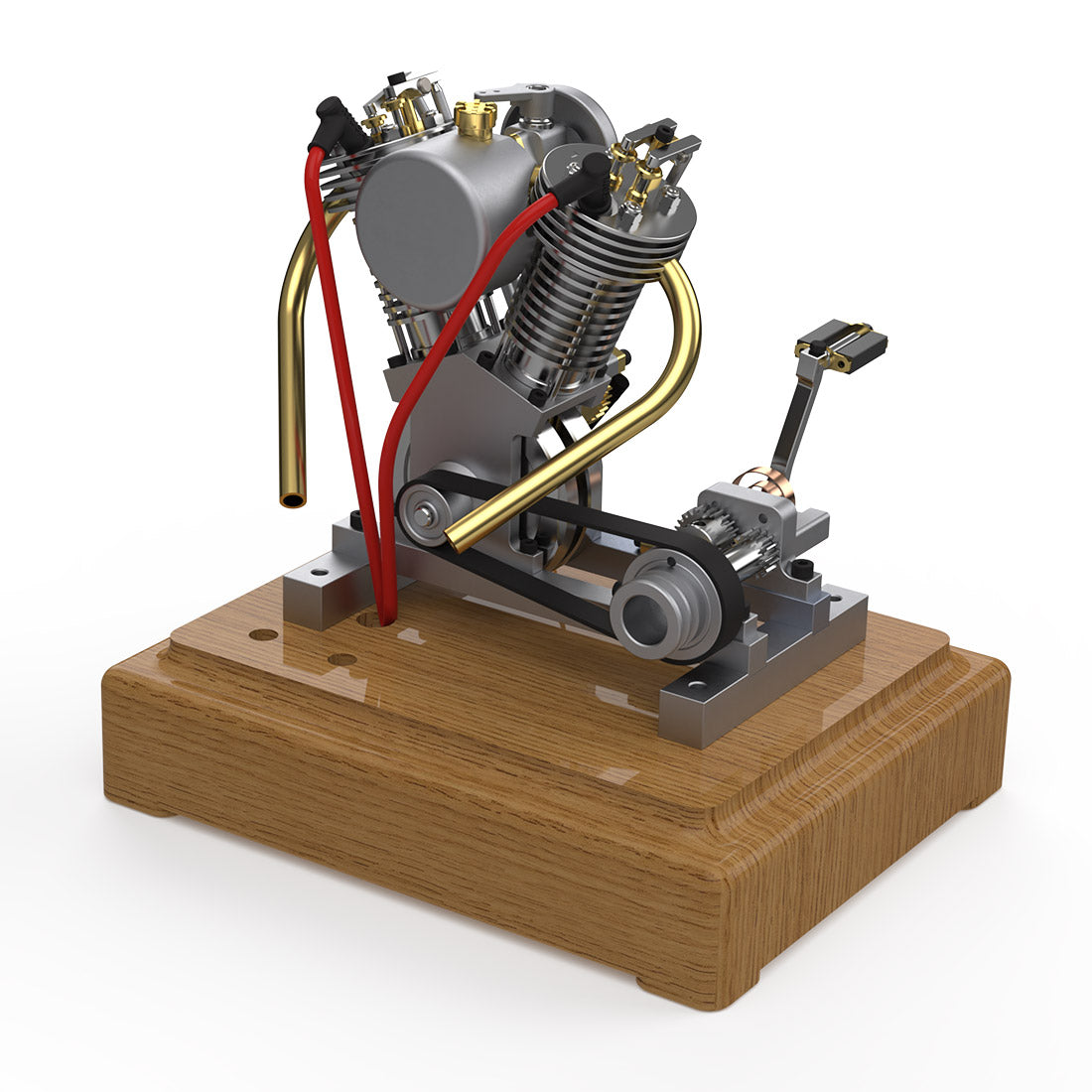 MUSA Hoglet Mini V-twin Engine  V2 Gasoline 4-Stroke Engine Motorcycle With Kickstarter