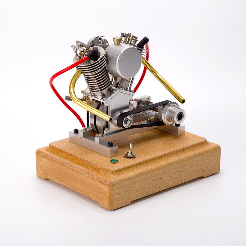 MUSA Hoglet Mini V-twin Engine  V2 Gasoline 4-Stroke Engine Motorcycle With Kickstarter