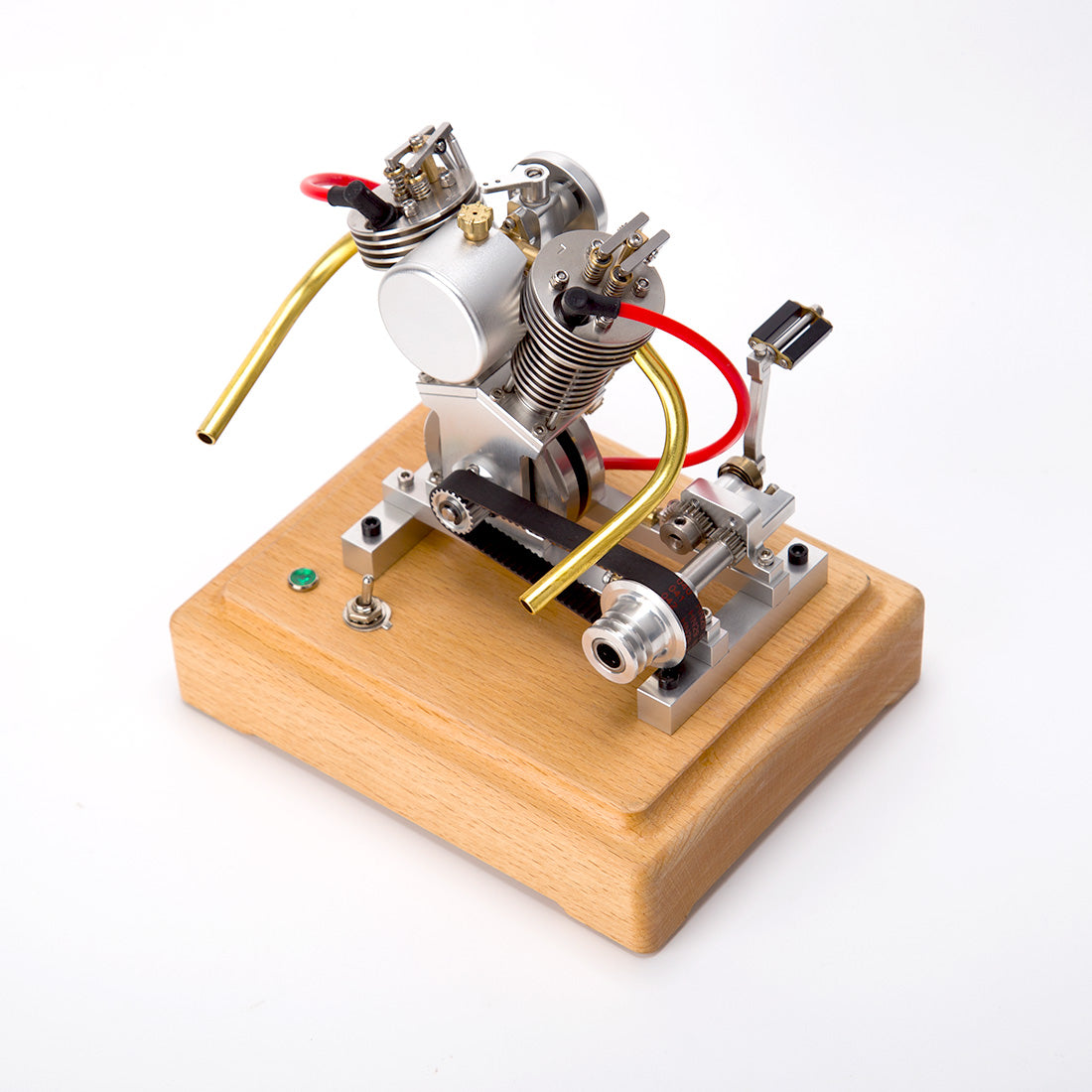 MUSA Hoglet Mini V-twin Engine  V2 Gasoline 4-Stroke Engine Motorcycle With Kickstarter