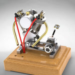 MUSA Hoglet Mini V-twin Engine  V2 Gasoline 4-Stroke Engine Motorcycle With Kickstarter