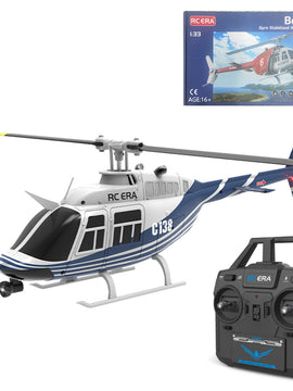 RC ERA C138 206 RCHelicopter 2.4G 6CH 1/33 Scale No Aileron Helicopter with Altitude Hold