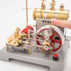 RETROL SE-02 DIY Horizontal Mill Steam Engine Boiler Model Kits with Generator Streetlight