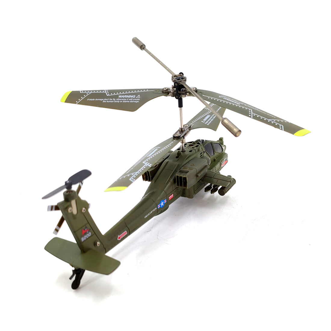 S109H  2.4G RC 3CH Apache RC Helicopter Dual-Prop Gyro Stabilized Airplane Model with Bright Night Navigation Lights -RTF Version - stirlingkit