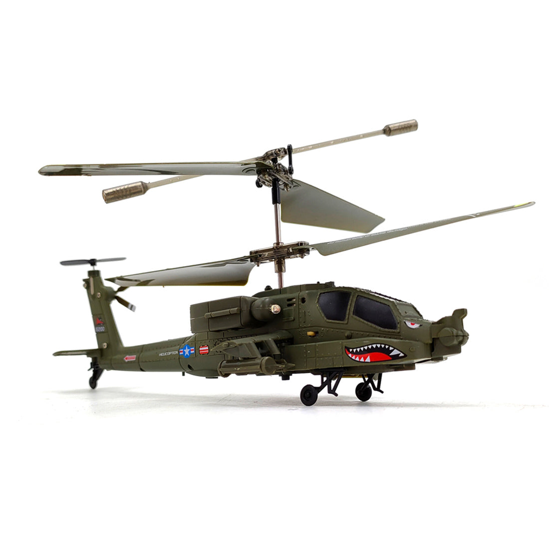 S109H  2.4G RC 3CH Apache RC Helicopter Dual-Prop Gyro Stabilized Airplane Model with Bright Night Navigation Lights -RTF Version - stirlingkit