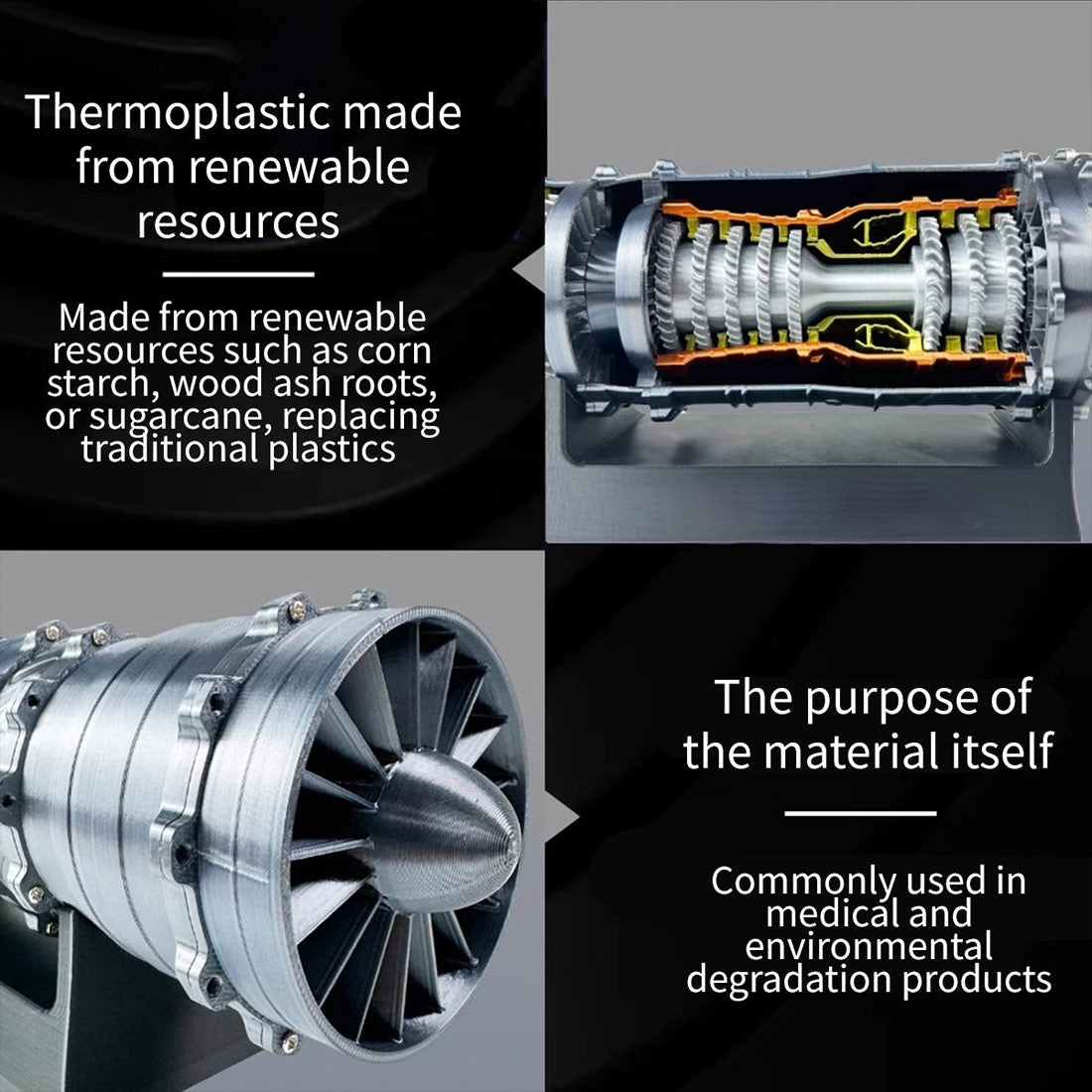 SKYMECHMAN Building a 1/18 Turbofan Engine Model Kit WS-15 Build Your Own Turbofan Engine that Works