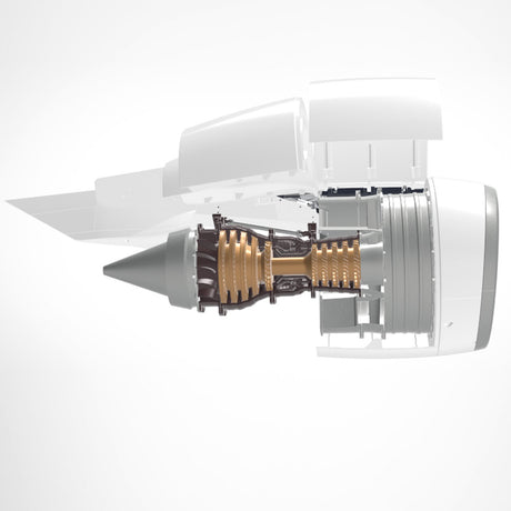 SkyMechman NTR-900 Building a 1/30 Turbofan Engine Model Kit - Build Your Own High Bypass Engine Nacelle that Works - stirlingkit