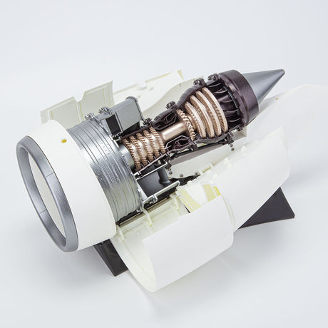 SkyMechman NTR-900 Building a 1/30 Turbofan Engine Model Kit - Build Your Own High Bypass Engine Nacelle that Works - stirlingkit