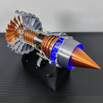 SKYMECHMAN TRENT 900 LED Turbofan Engine Model Building Kit Aircraft Engine for Kids