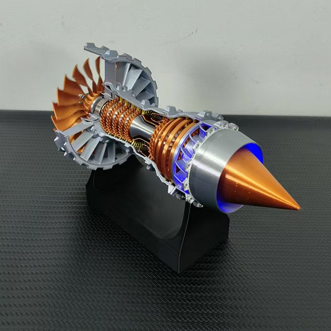 SKYMECHMAN TRENT 900 LED Turbofan Engine Model Building Kit Aircraft Engine for Kids